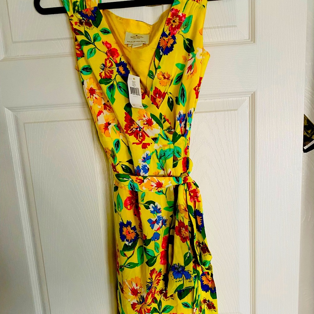 Beautiful Kate Spade Cathleen Flower Wrap Dress